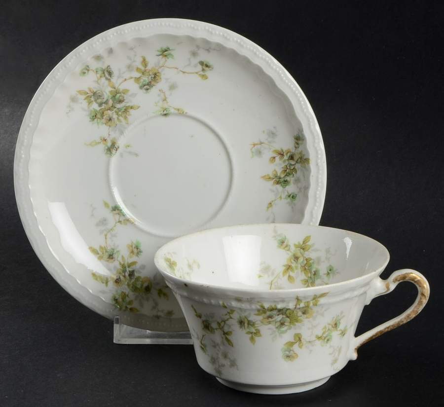 Schleiger 150EZ Flat Cup & Saucer Set by Haviland-1