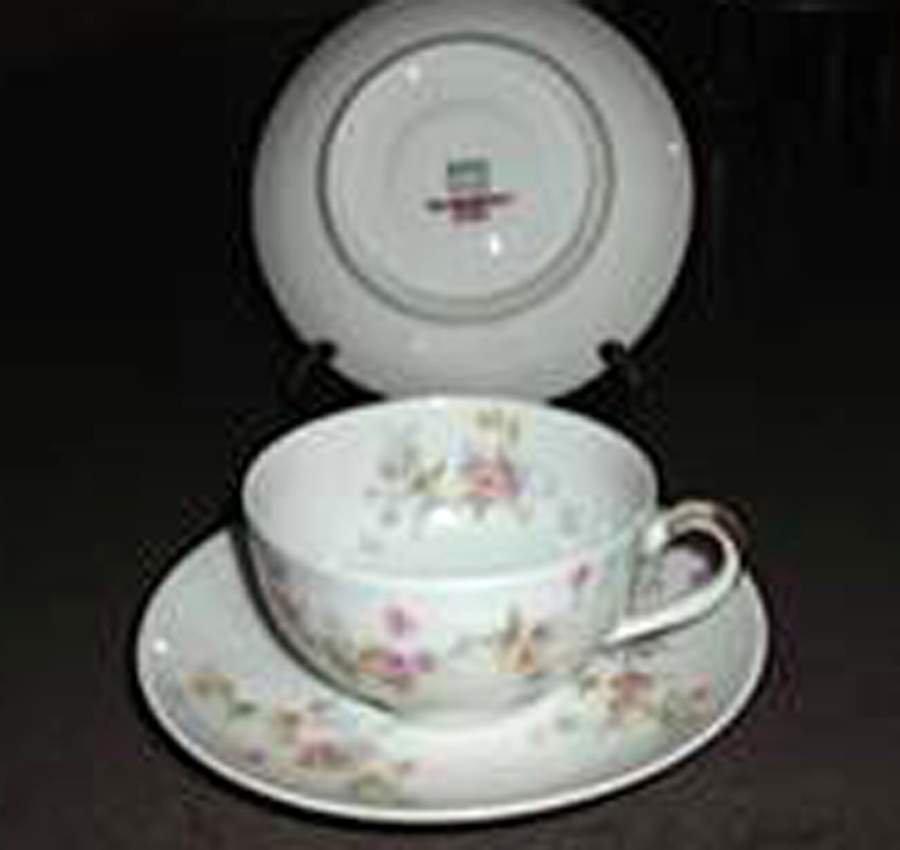 Schleiger 150h Flat Cup & Saucer Set by Haviland-1