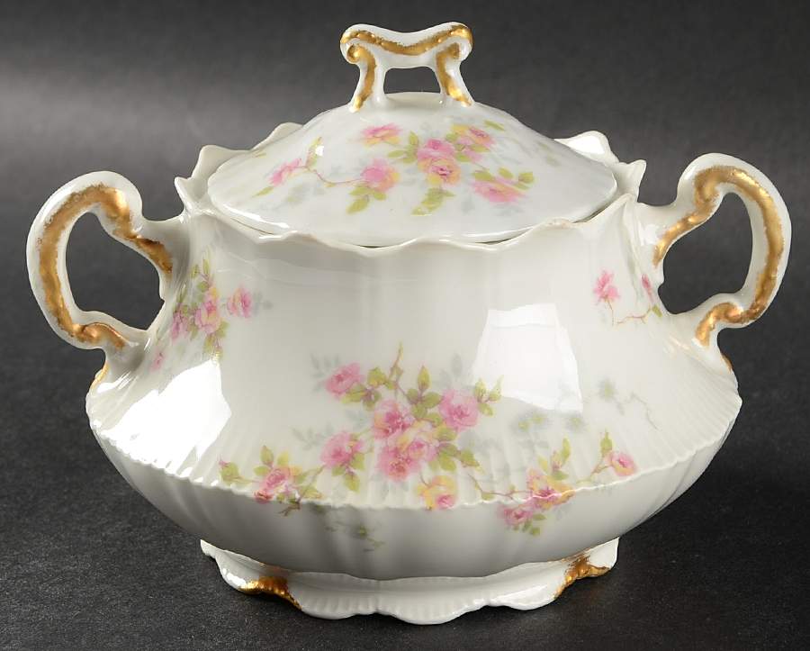Schleiger 150n Sugar Bowl & Lid by Haviland-1