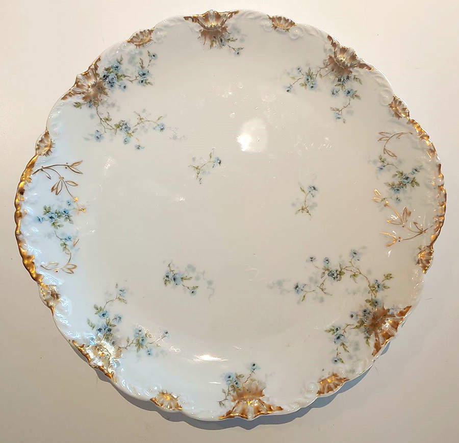 Schleiger 150o Handled Cake Plate by Haviland-1