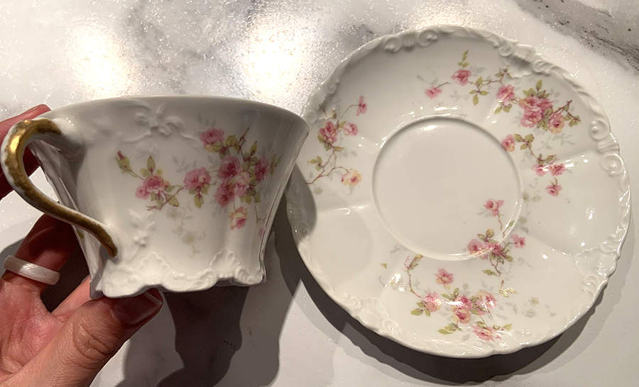 Schleiger 150p Flat Cup & Saucer Set by Haviland-1