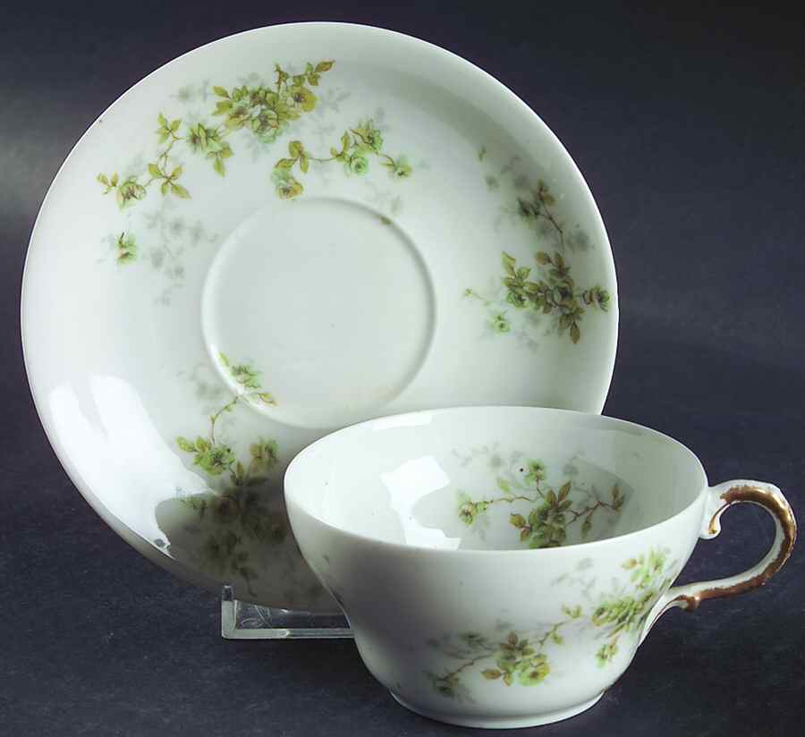 Schleiger 150W Flat Cup & Saucer Set by Haviland-1