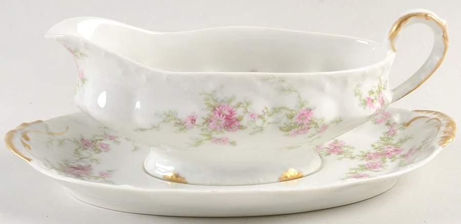 Schleiger 151 Gravy Boat & Underplate by Haviland-1