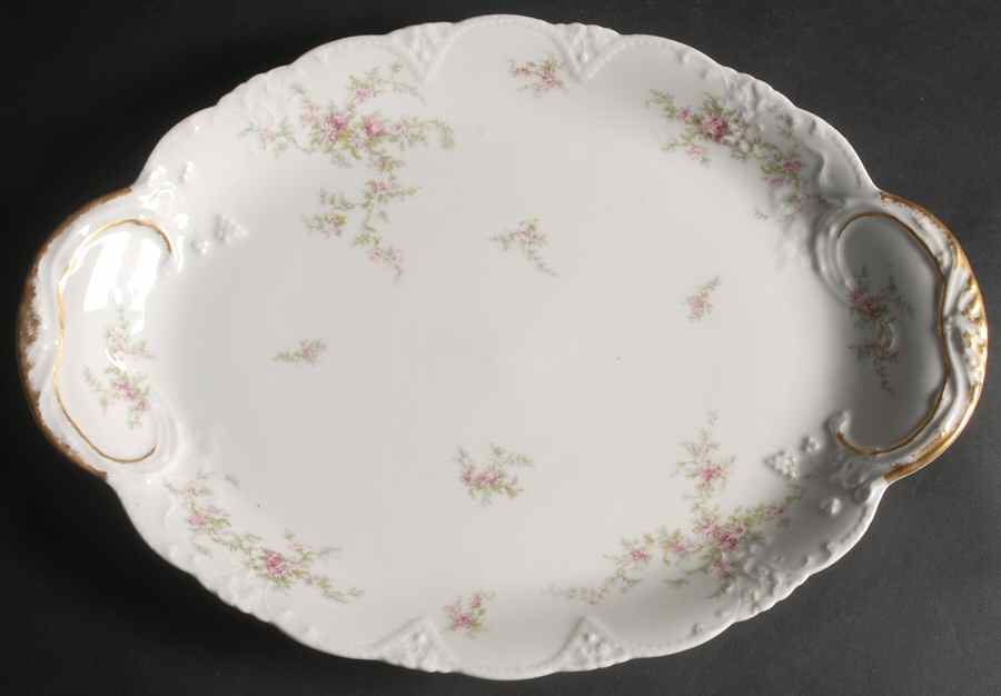 Schleiger 151 16" Oval Serving Platter by Haviland-1