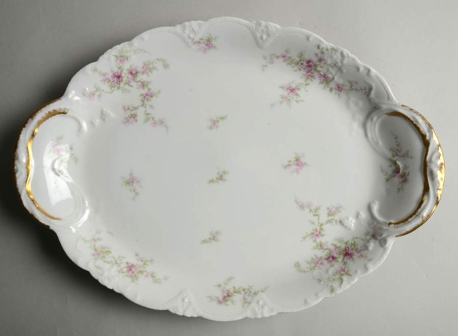 Schleiger 151 16" Oval Serving Platter by Haviland-1