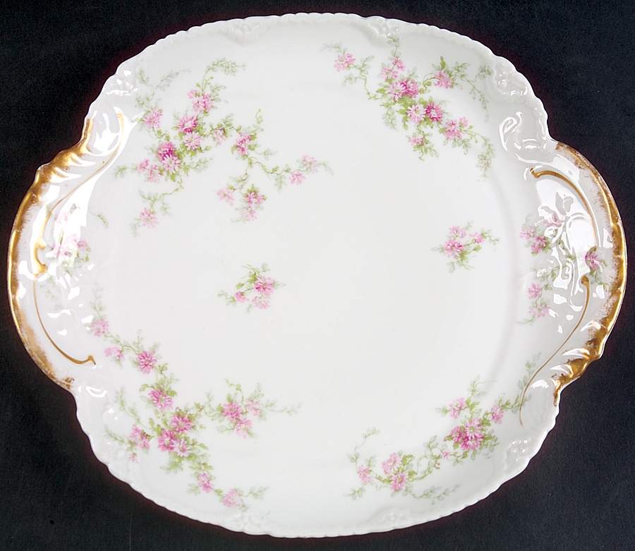 Schleiger 151 Square Handled Cake Plate by Haviland-1
