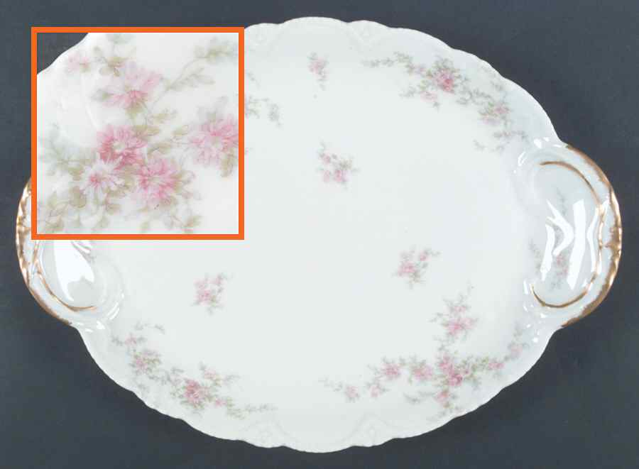 Schleiger 151b 14" Oval Serving Platter by Haviland-1
