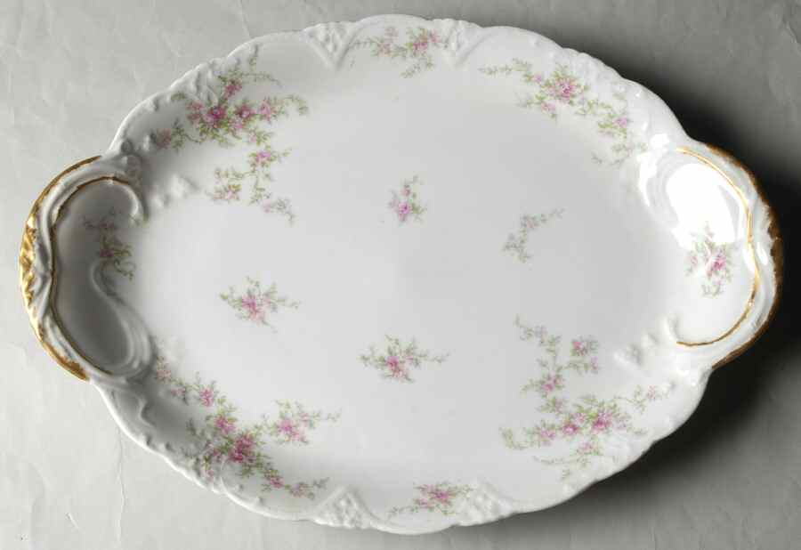 Schleiger 151b 16" Oval Serving Platter by Haviland-1