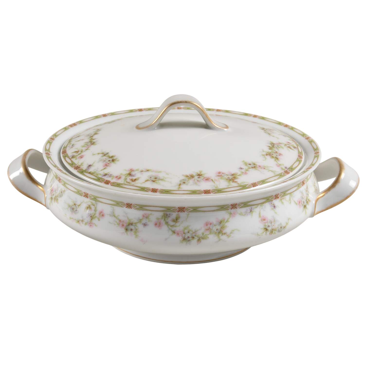 Schleiger 152 Round Covered Vegetable by Haviland-1