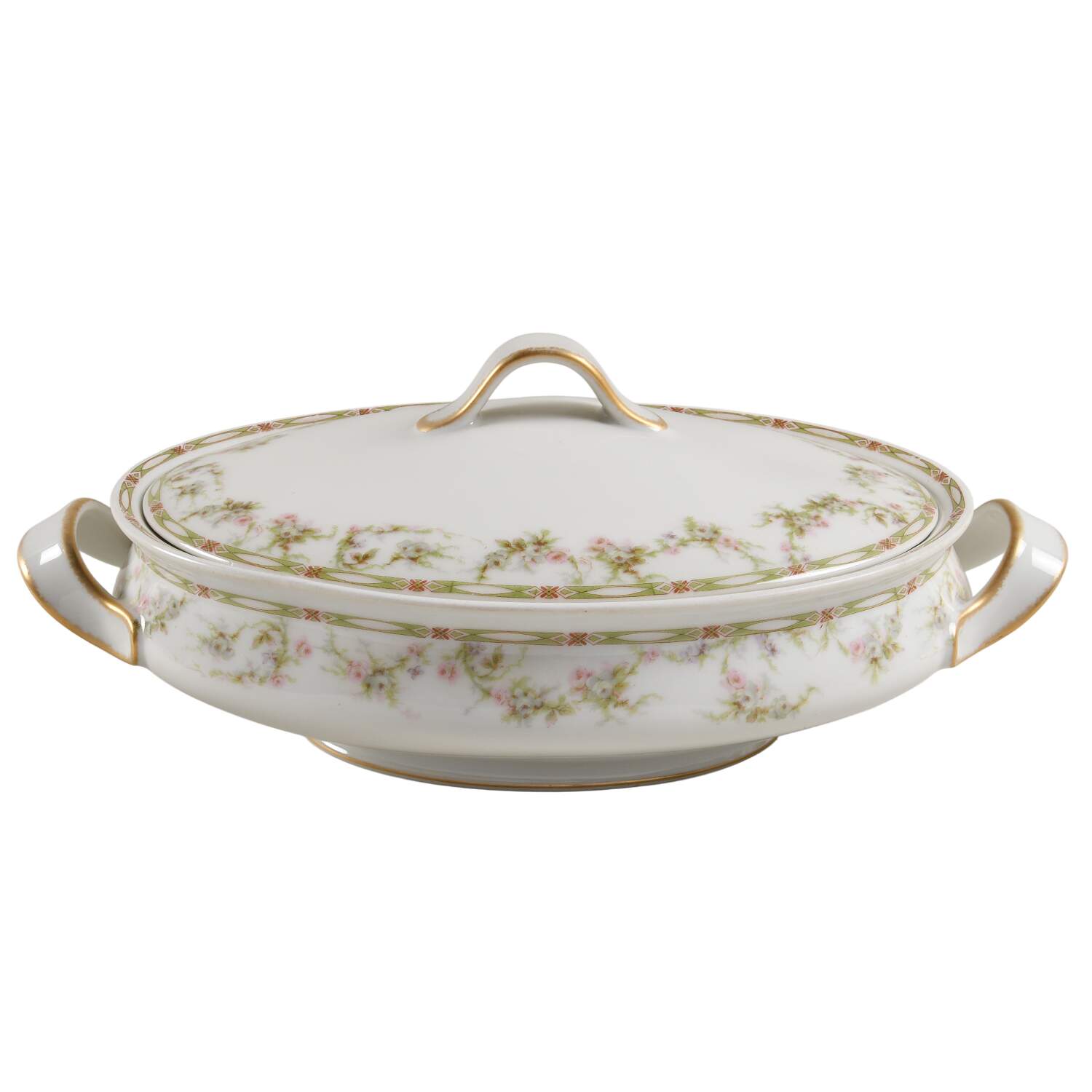 Schleiger 152 Oval Covered Vegetable by Haviland-1