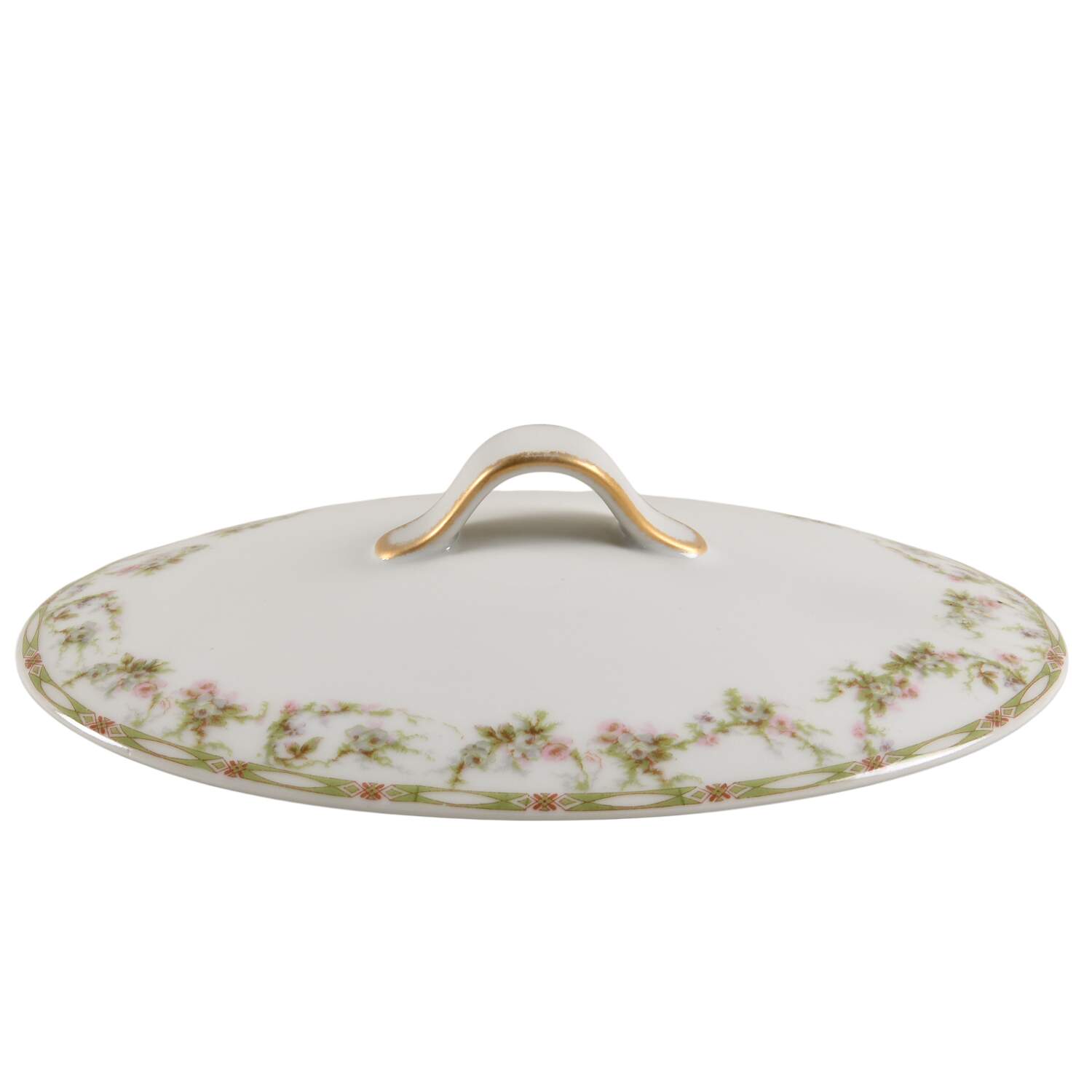 Schleiger 152 Lid for Oval Vegetable by Haviland-1