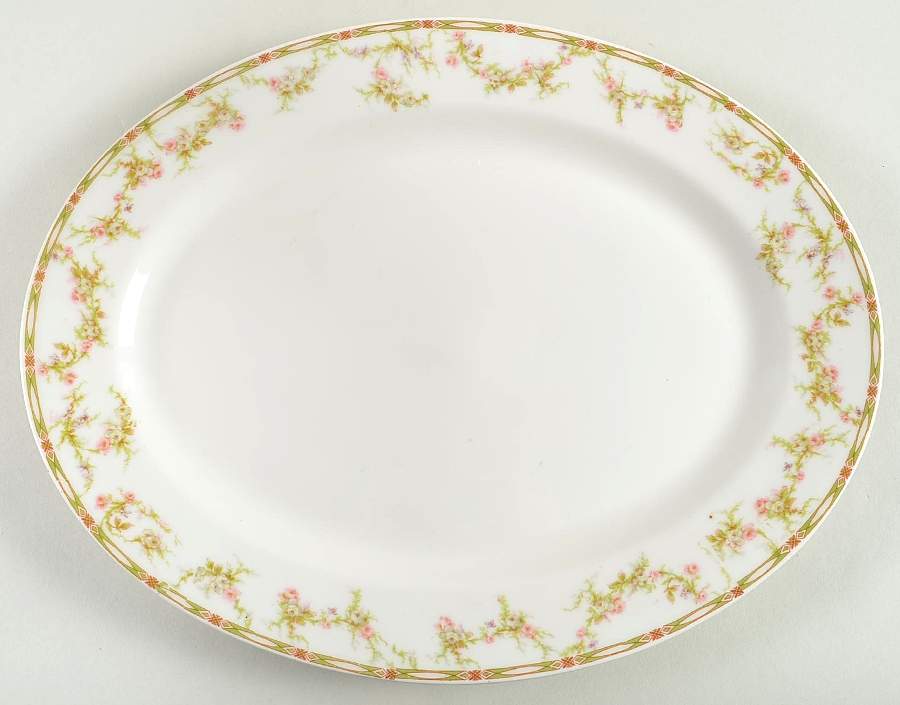 Schleiger 152 13" Oval Serving Platter by Haviland-1
