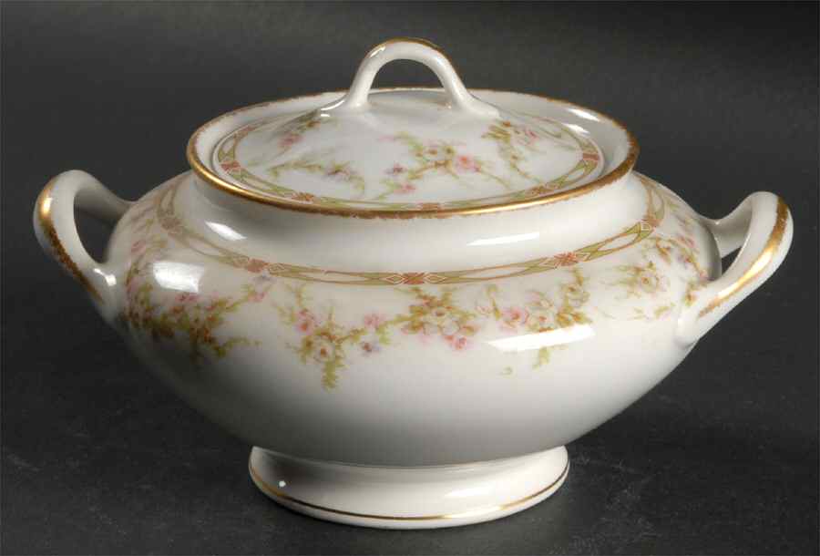 Schleiger 152 Sugar Bowl & Lid by Haviland-1