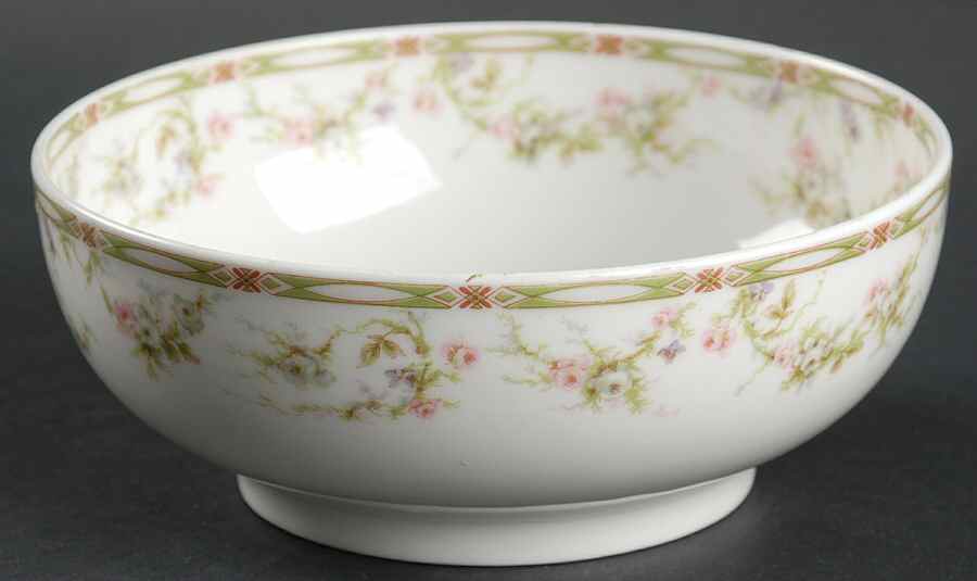 Schleiger 152 Cranberry Bowl by Haviland-1