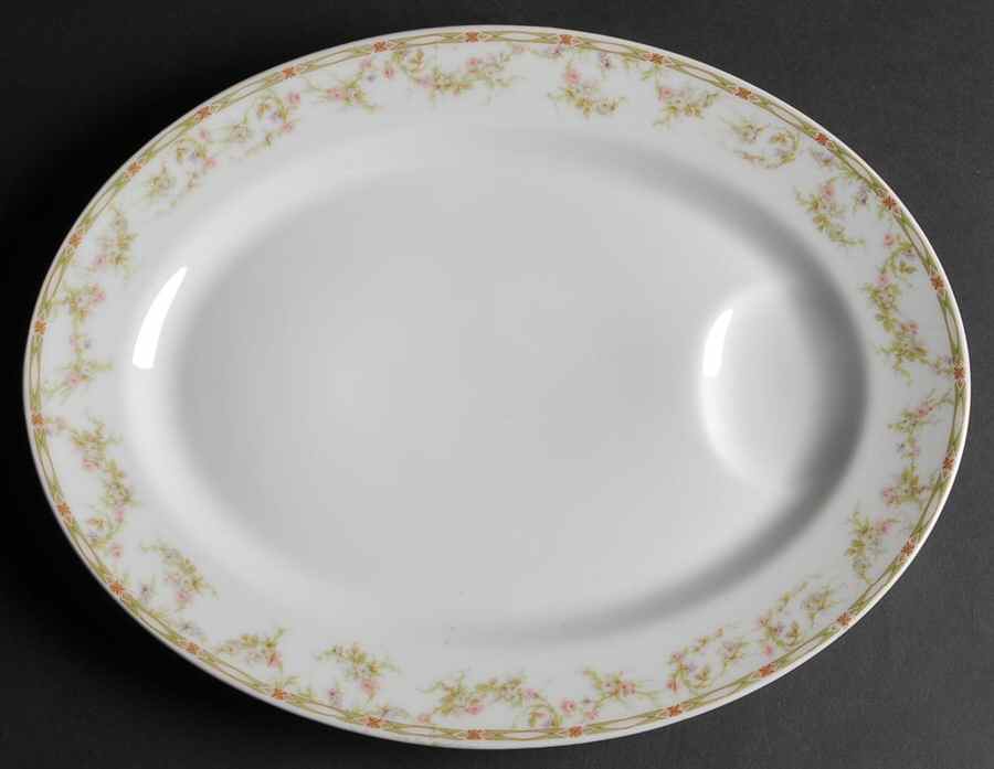 Schleiger 152 13" Oval Serving Platter by Haviland-1
