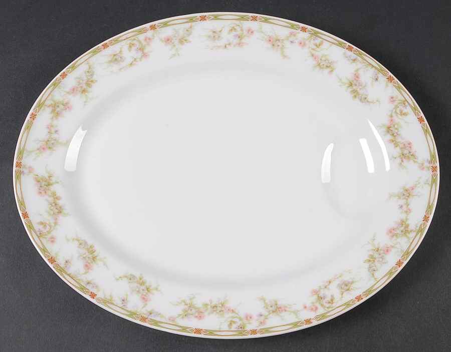 Schleiger 152 11" Oval Serving Platter by Haviland-1