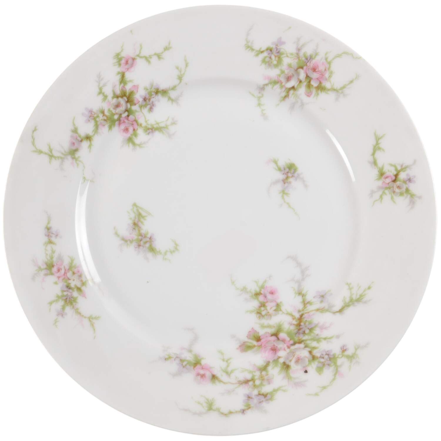 Schleiger 154a (White Background) Luncheon Plate by Haviland-1