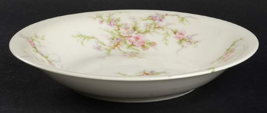 Schleiger 154a (White Background) Rim Soup Bowl by Haviland-1