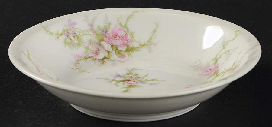Schleiger 154a (White Background) Fruit/Dessert (Sauce) Bowl by Haviland-1
