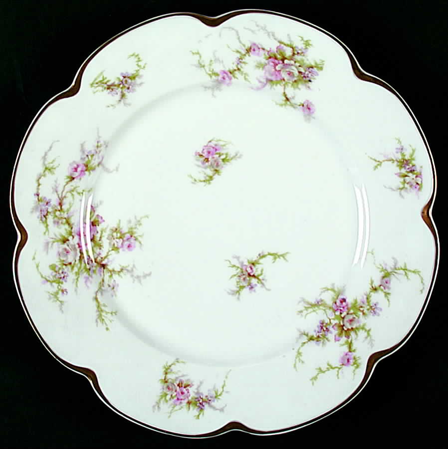 Schleiger 154B Dinner Plate by Haviland-1