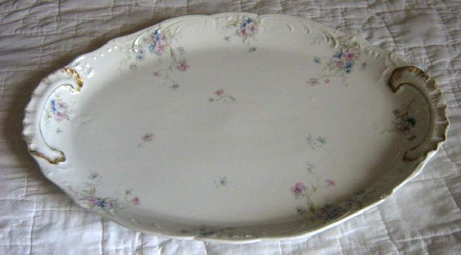 Schleiger 156A 18" Oval Serving Platter by Haviland-1