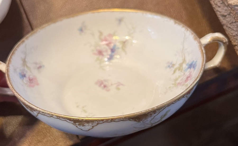 Schleiger 156f Flat Cream Soup Bowl by Haviland-1