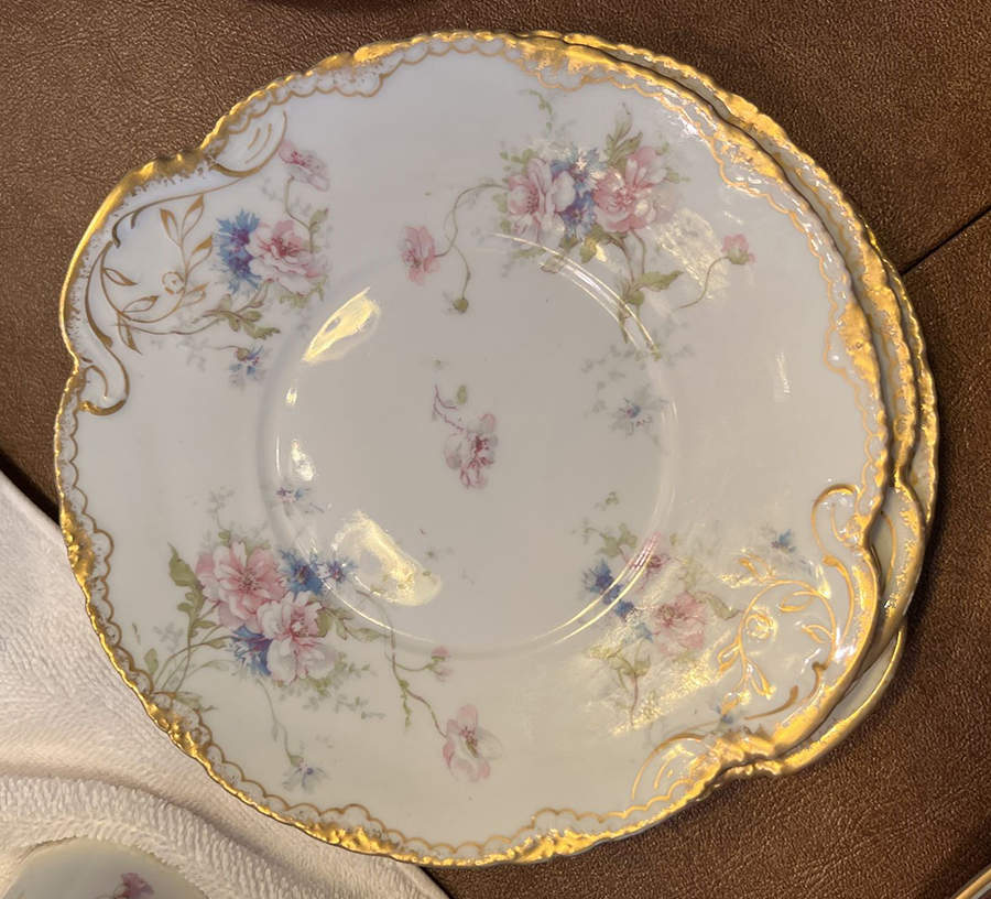 Schleiger 156f Handled Cake Plate by Haviland-1