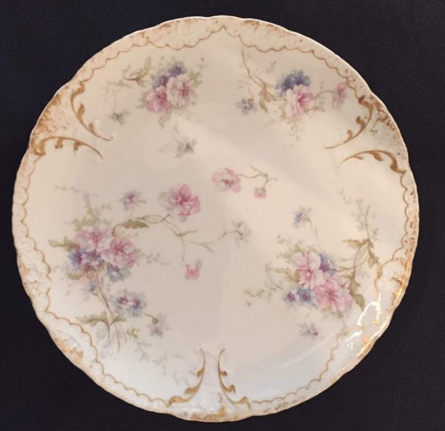Schleiger 156f Coupe Salad Plate by Haviland-1