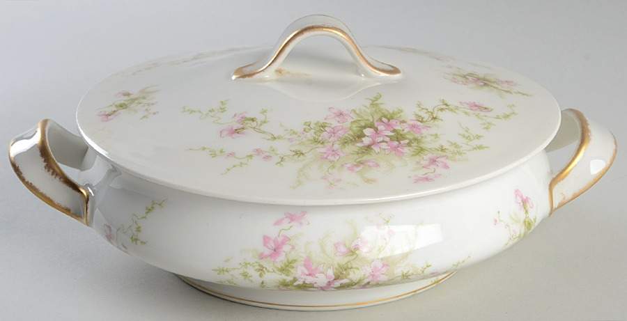 Schleiger 157 Round Covered Vegetable by Haviland-1