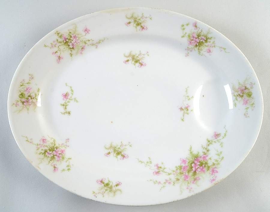 Schleiger 157 15" Oval Serving Platter by Haviland-1