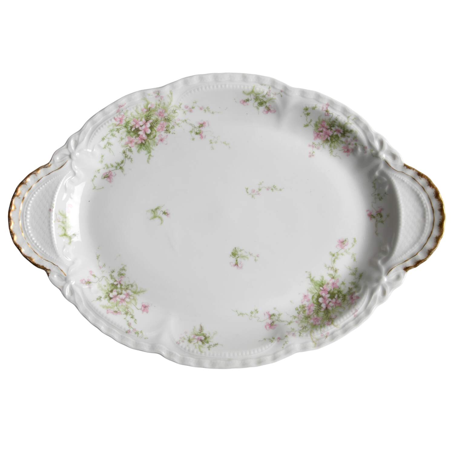 Schleiger 157c 16" Oval Serving Platter by Haviland-1