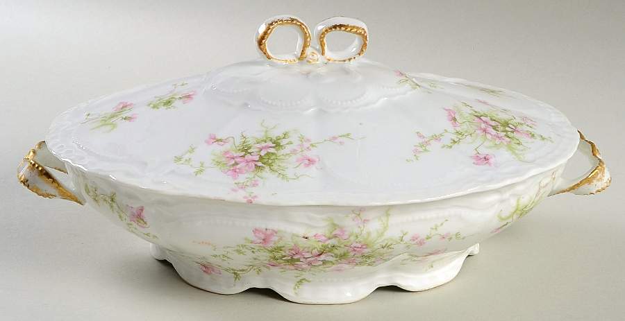 Schleiger 157c Oval Covered Vegetable by Haviland-1