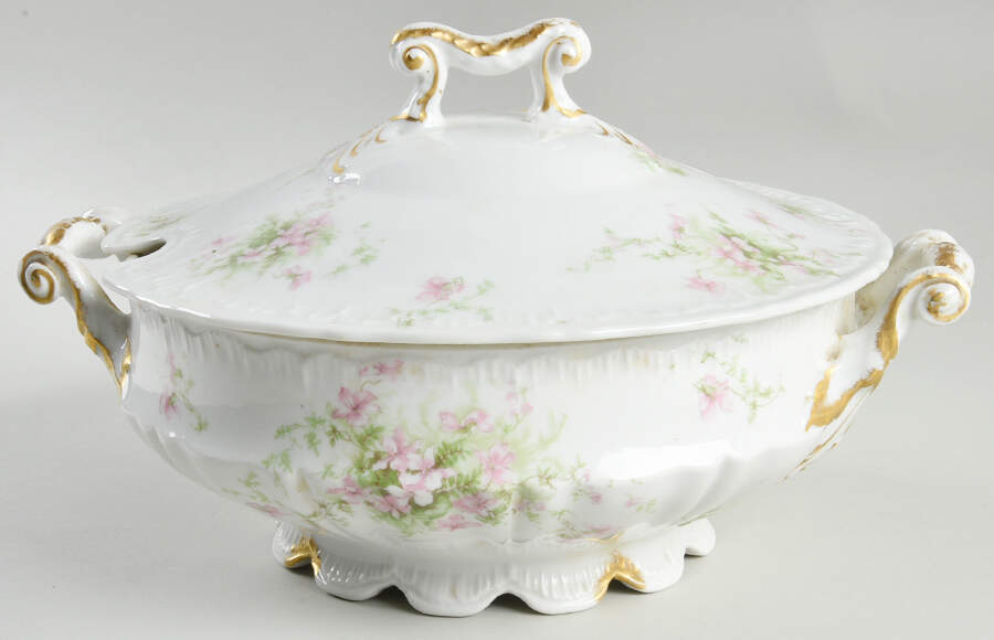 Schleiger 157k Tureen &  Lid by Haviland-1