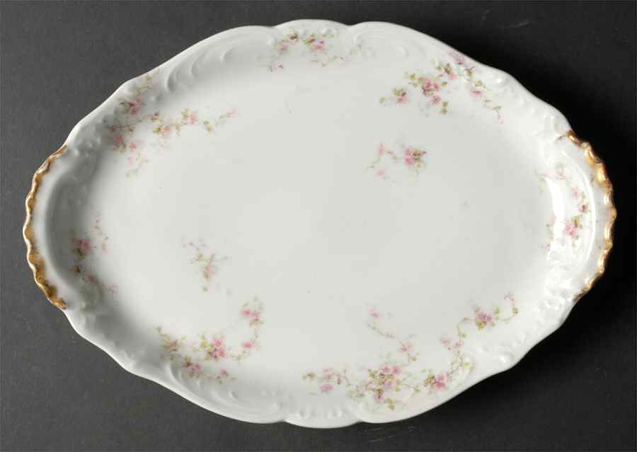 Schleiger 159A 11" Oval Serving Platter by Haviland-1