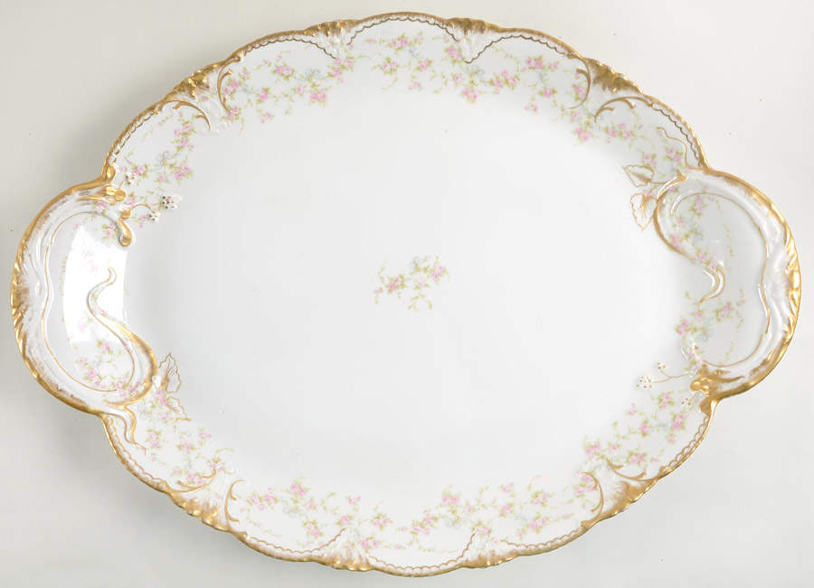 Schleiger 161 20" Oval Serving Platter by Haviland-1