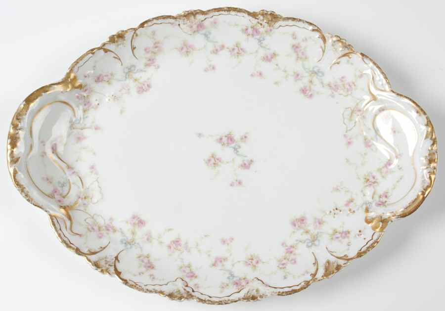 Schleiger 161 11" Oval Serving Platter by Haviland-1