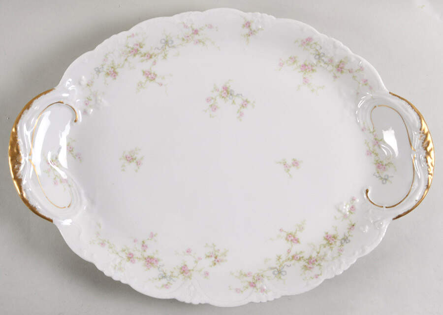 Schleiger 161A 16" Oval Serving Platter by Haviland-1