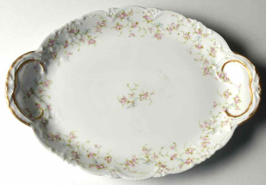 Schleiger 161A 14" Oval Serving Platter by Haviland-1