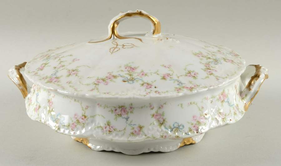 Schleiger 161A Round Covered Vegetable by Haviland-1