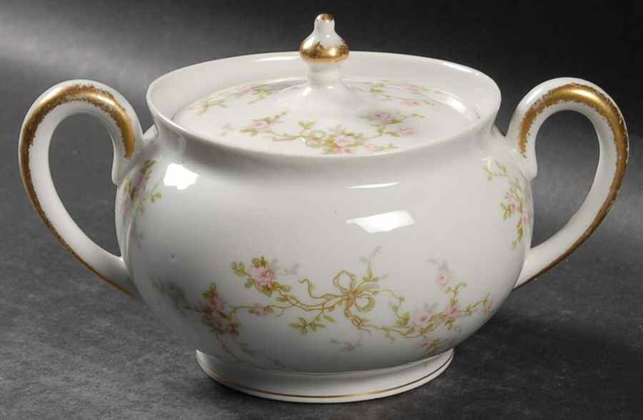 Schleiger 161c Sugar Bowl & Lid by Haviland-1