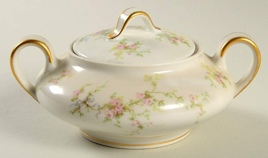 Schleiger 161c Sugar Bowl & Lid by Haviland-1