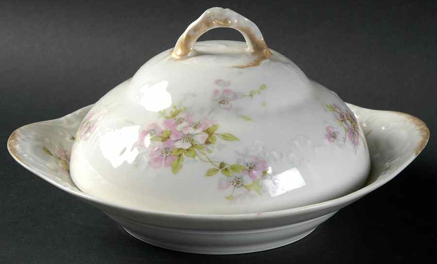 Schleiger 162d Round Covered Butter by Haviland-1