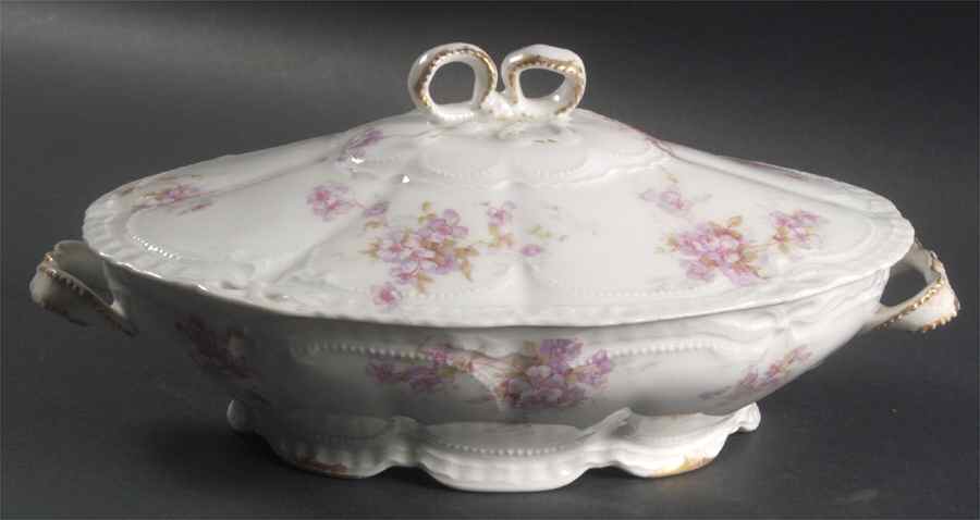Schleiger 162G Round Covered Vegetable by Haviland-1