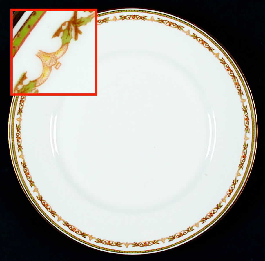 Schleiger 166 Dinner Plate by Haviland-1