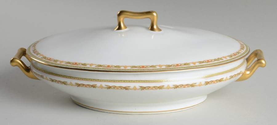 Schleiger 166 Oval Covered Vegetable by Haviland-1