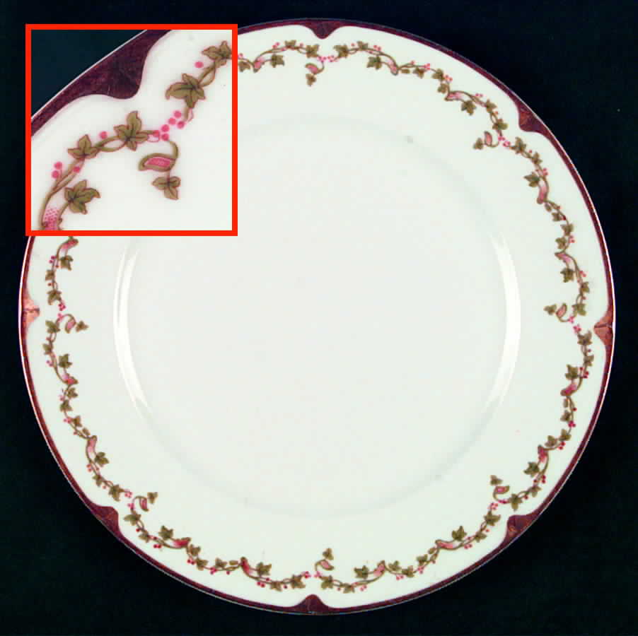 Schleiger 168 Dinner Plate by Haviland-1
