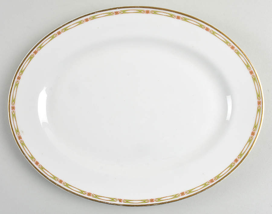 Schleiger 169a 11" Oval Serving Platter by Haviland-1