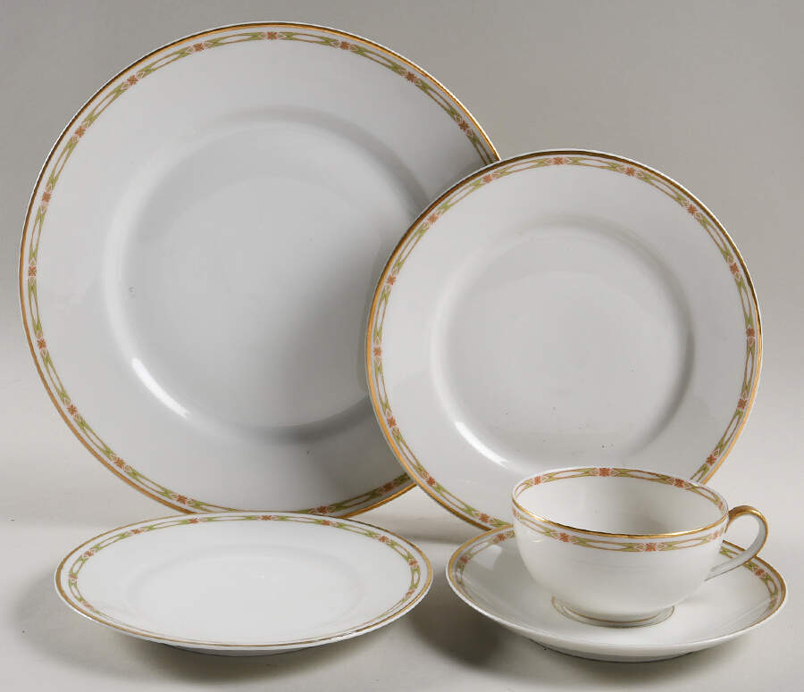 Schleiger 169a 5 Piece Place Setting by Haviland-1