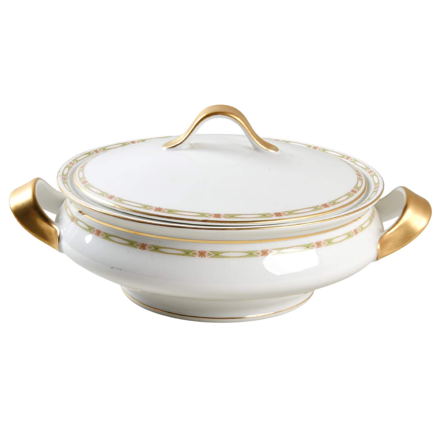 Schleiger 169a Round Covered Vegetable by Haviland-1