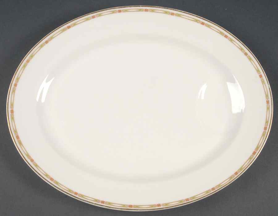 Schleiger 169a 13" Oval Serving Platter by Haviland-1